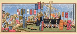 Les chevaliers du Saint-Esprit embarquent pour les croisades. En fin de compte, ils n