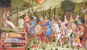 Le triomphe de la mort, fresque du Campo-Santo, Pise, Italie, attribuée à Francesco Traini. - Paul Lacroix