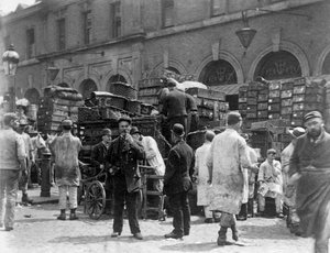 Marché de Billingsgate, Londres, 1893
