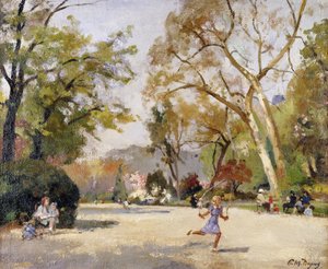 Enfants au Parc Monceau - Paul Michel Dupuy
