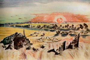 Bombardier dans le maïs, 1940 - Paul Nash