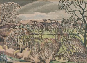 Paysage à Fulmer, Buckinghamshire - Paul Nash