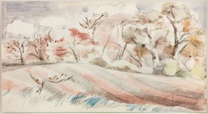 Paysage de printemps - Paul Nash
