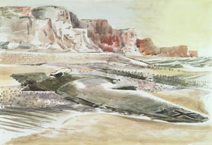 Le Raider sur le rivage - Paul Nash