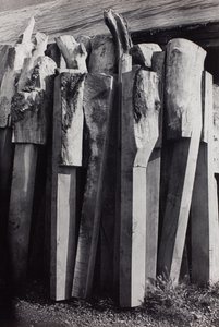 Totems", ancien chantier naval, port de Rye - Paul Nash