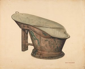 Baignoire pour pieds, vers 1939