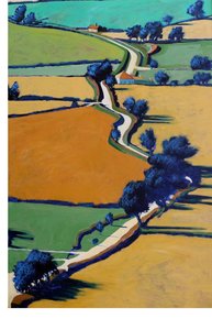 Chemin de campagne printemps