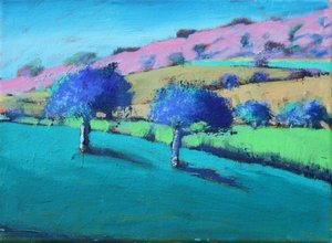 Printemps de Swineyard Hill, 2021 (acrylique sur toile) - Paul Powis