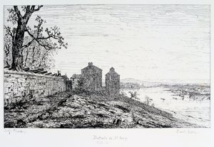 Batterie de Saint-Ouen, Siège de Paris, 1870-1871 - Paul Roux
