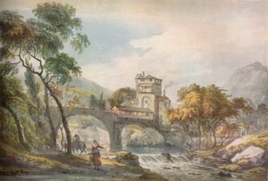 Un paysage classique, vers 18e siècle - Paul Sandby