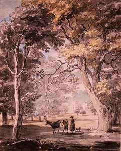 Une laitière dans le parc de Windsor vers 1765-70 - Paul Sandby