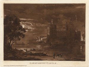 Château de Caernarvon (Nuit)