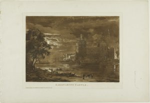 Château de Caernarvon - Paul Sandby