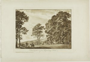 Château de Chirk et c. depuis le parc de Wynnstay - Paul Sandby