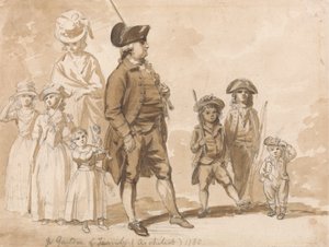 James Gandon et famille