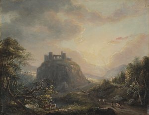 Paysage avec château - Paul Sandby
