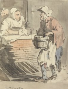 Cris de Londres : "Des déchets de cuisine" - Paul Sandby