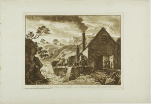 La Forge de fer entre Dolgelli et Barmouth dans le Merioneth Shire - Paul Sandby