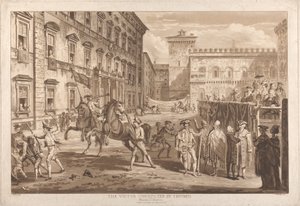 Le victorieux conduit en triomphe - Paul Sandby