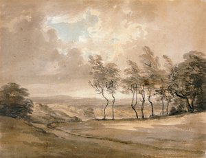 Vue de Hampstead Heath - Paul Sandby
