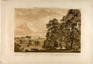 Château de Warwick depuis Lodge Hill, planche 1 - Paul Sandby