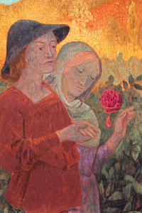 Mignonne, allons voir si la rose, detail, ca. 1910 (oil on canvas)
