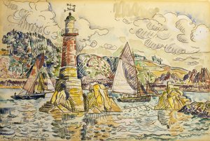 Le Phare à Lézardrieux, 1927