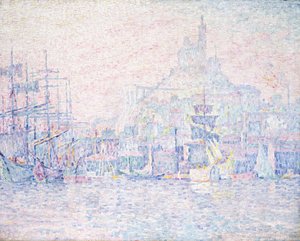 Marseille, La Bonne Mère, brume matinale, 1907