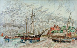 P. Signac / Marine à Loquivy - Paul Signac