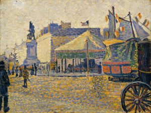 Place de Clichy, 1887 - Paul Signac