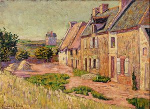 Saint-Briac, cour à la Ville Hue