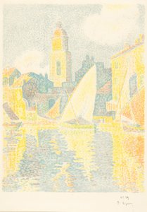Saint-Tropez : Le port - Paul Signac