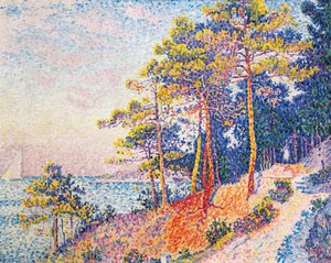 Saint-Tropez, le chemin des douanes - Paul Signac