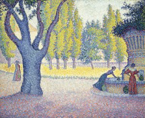 La Fontaine des Lices à St, 1895 - Paul Signac