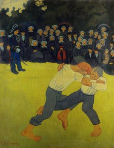 La lutte bretonne - Paul Sérusier