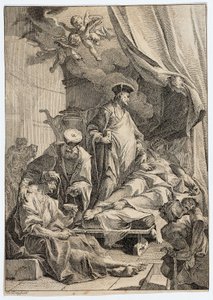 Les saints Côme et Damien soignant les malades - Paul Troger
