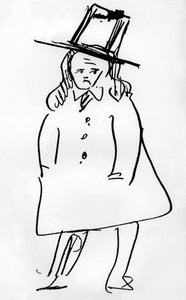 Portrait du poète français, Charles Baudelaire - Paul Verlaine