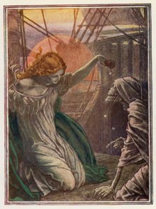 Illustration pour Le Marin ancien de Coleridge - Paul Vincent Woodroffe