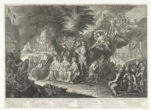 Allégorie sur le roi Guillaume III comme porteur de paix en Europe, 1697 - Paul van Somer (II)