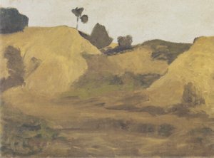 Landschaft am Weyerberg - Paula Modersohn-Becker