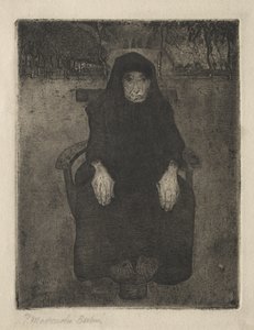 Vieille femme assise - Paula Modersohn-Becker