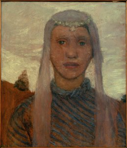 Fille avec voile - Paula Modersohn Becker