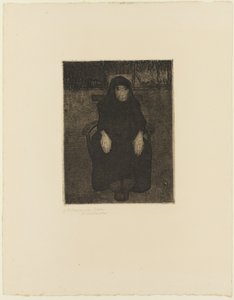 Vieille femme assise - Paula Modersohn Becker