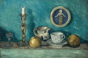 Nature morte avec le putto della Robbia - Paula Modersohn Becker
