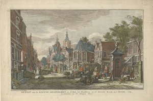 Vue du Marché Vert à La Haye (Huit vues de La Haye) - Paulus Constantijn la Fargue