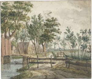 Paysage rural près de Voorburg