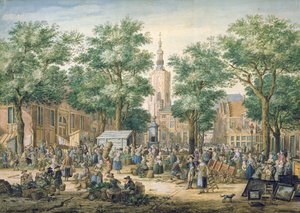 Marché à La Haye, 1769