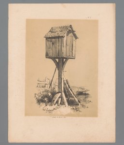 Paysage avec pigeonnier
