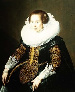 Portrait de Catharina van Voorst (1595-1650) - Paulus Moreelse