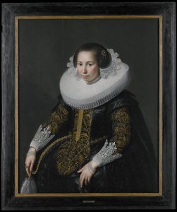 Portrait de Catharina van Voorst - Paulus Moreelse